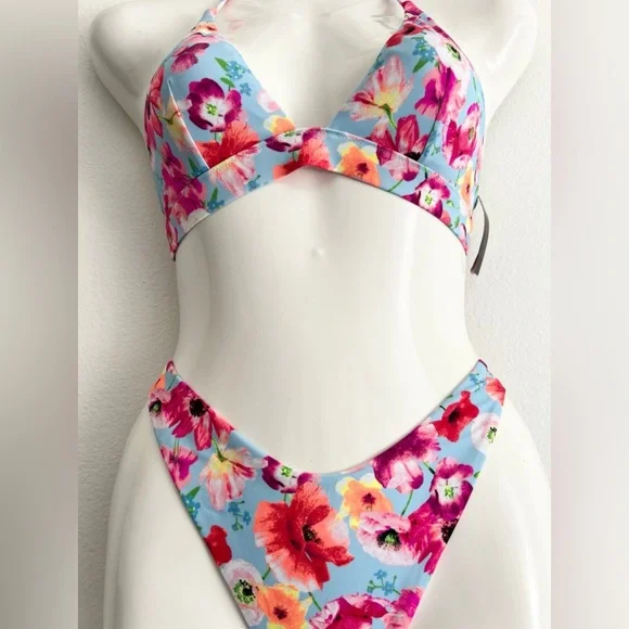 Victoria Secret Floral Bikini Set - Picture 4 of 9